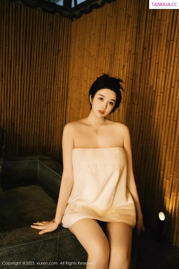   [XiuRen]高清写真图 2025.03.31 No.10091 林若凡F 白色浴巾第2张图片